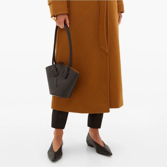 Point Toe Leather Flats - Picture 2 of 9